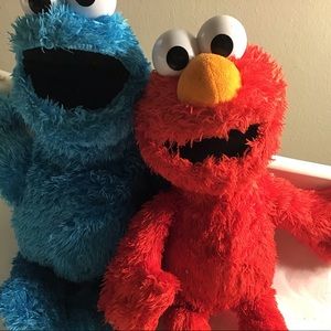 Elmo and Cookie Monster